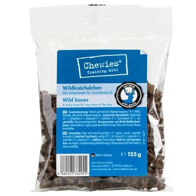 Chewies Mini Bone Treats Mixed Pack 6 X 125g 4 Chewies Mini Bone Treats Mixed Pack 6 X 125g - Image 2