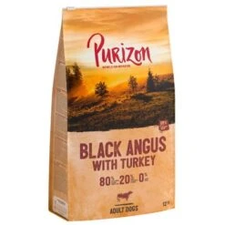 12kg Purizon Grain-Free 80:20:0 Dry Dog Food + 2kg Extra Free!* -Trixie Dog Supply Sale 111741 pla purizon dog angus 12kg 9