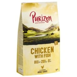 12kg Purizon Grain-Free 80:20:0 Dry Dog Food + 2kg Extra Free!* -Trixie Dog Supply Sale 111809 pla purizon dog chicken 12kg 9