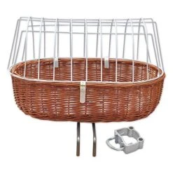 Aumüller Bicycle Basket With Wire (Handle Bar Mount) -Trixie Dog Supply Sale 1418 pla aumualler fahrradkorb schutzgitter hunde 6