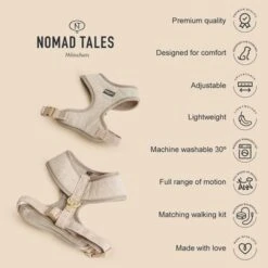 Nomad Tales Calma Harness - Ebony -Trixie Dog Supply Sale 1 2022 12 nomadtales usps harnesscalma 1000x1000 uk 7