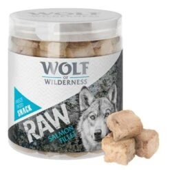 Wolf Of Wilderness RAW Freeze-dried Snacks Saver Packs -Trixie Dog Supply Sale 1 wow raw snacks salmon 1000x1000 9 1