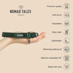 Nomad Tales Blush Necklace, Taupe -Trixie Dog Supply Sale 2022 12 nomadtales usps collarblush 1000x1000 uk 2