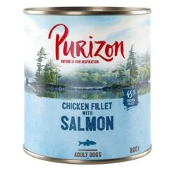 24 X 800g Purizon Grain-Free Adult Wet Dog Food - Special Price!* -Trixie Dog Supply Sale 209101 pla purizon lachs 800g 0