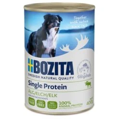Bozita Single Protein Paté Saver Pack 12 X 400g -Trixie Dog Supply Sale 247397 pla doggybozita singleprotein pate elk 400g hs 01 2