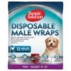 Simple Solution Disposable Diaper For Male Dogs -Trixie Dog Supply Sale 265897 pla simplesolution disposable male wrap xsmall hs 01 2