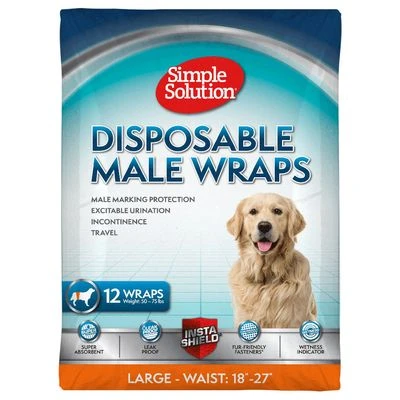 Simple Solution Disposable Diaper For Male Dogs 6 Simple Solution Disposable Diaper For Male Dogs - Image 4