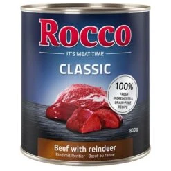 Rocco Classic Saver Pack 24 X 800g -Trixie Dog Supply Sale 28018 pla megapack rocco classic rindrentier 800g hs 01 2