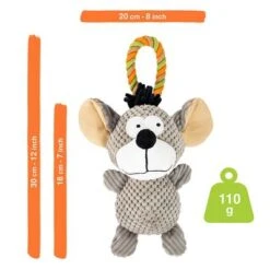 Doglove Dog Toy Mouse -Trixie Dog Supply Sale 303296 edupet doglove hundespielzeug maus hs 06 7