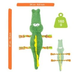 Doglove Dog Toy Crocodile -Trixie Dog Supply Sale 303496 edupet doglove hundespielzeug krokodil hs 06 9