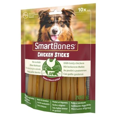 SmartSticks Wrapped Chew Sticks With Chicken 3 SmartSticks Wrapped Chew Sticks With Chicken