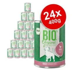 Zooplus Bio Adult Organic Saver Pack 24 X 400g