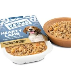 Burns Hearty Lamb, Vegetables & Brown Rice -Trixie Dog Supply Sale 8 hearty lamb tray with bowl 8