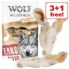 4 X Wolf Of Wilderness Dog Treats - 3 + 1 Free!*
