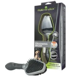 FURminator Dual Grooming Brush -Trixie Dog Supply Sale 92105 furminator hund doppelbuerste hs 02 8