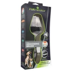 FURminator Dual Grooming Brush -Trixie Dog Supply Sale 92105 pla furminator hund doppelbuerste hs 05 1