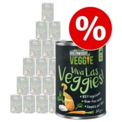 Greenwoods Veggie With Yoghurt, Potatoes, Carrots & Spinach -Trixie Dog Supply Sale gw sparpaket veggie joghurt 24x400g 5