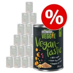 Greenwoods Veggie With Quinoa, Pumpkin, Lupin & Lingonberries -Trixie Dog Supply Sale gw sparpaket veggie veganquinoa 24x400g 0