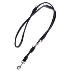 HUNTER Round & Soft Dog Lead - Black -Trixie Dog Supply Sale lederleinen 17 2
