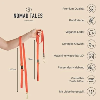 Nomad Tales Bloom Leash, Sapphire 6 Nomad Tales Bloom Leash, Sapphire - Image 4