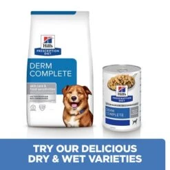 Hill’s Prescription Diet Canine Derm Complete Wet Dog Food -Trixie Dog Supply Sale pd derm complete dog bk30270m bk31389 cross sell uk 0