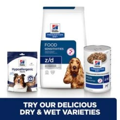 Hill's Prescription Diet Canine Z/d Food Sensitivities -Trixie Dog Supply Sale pd zd dog bk30873m bk30972 cross sell uk 3
