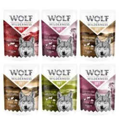 Wolf Of Wilderness Adult "Soft" Pouches Mixed Pack -Trixie Dog Supply Sale pouches mixpack 1000x1000 8