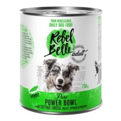 Rebel Belle Adult Pure Power Bowl - Veggie -Trixie Dog Supply Sale rebelbelle adult power 750g 1000x1000 2