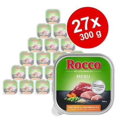 Rocco Menu Trays Saver Pack 27 X 300g 3 Rocco Menu Trays Saver Pack 27 X 300g