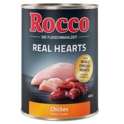 Rocco Real Hearts 6 X 400g -Trixie Dog Supply Sale rocco realheart chicken 400g 1000x1000 2