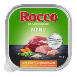 Rocco Menu Trays Saver Pack 27 X 300g 14 Rocco Menu Trays Saver Pack 27 X 300g -Trixie Dog Supply Sale rocco schalen menue gefluegel 1000x1000 1 1