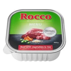 Rocco Menu Trays Saver Pack 27 X 300g 11 Rocco Menu Trays Saver Pack 27 X 300g -Trixie Dog Supply Sale rocco schalen menue rind side 1000x1000 1 1