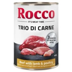 Rocco Classic Trio Di Carne - 6 X 400 G -Trixie Dog Supply Sale rocco triodicarne beeflambpoultryl 400g 1000x1000 7