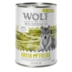 Wolf Of Wilderness Senior "Free-Range" 6 X 400g -Trixie Dog Supply Sale wow freerange senior greenfields 400g 1000x1000 2 0 1