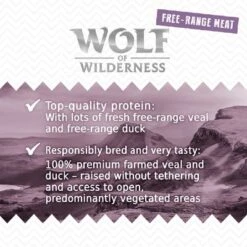 Wolf Of Wilderness Junior "Free-Range" 6 X 800g -Trixie Dog Supply Sale wow freerange wet board junior wildhills 1000x1000 uk2 4 1